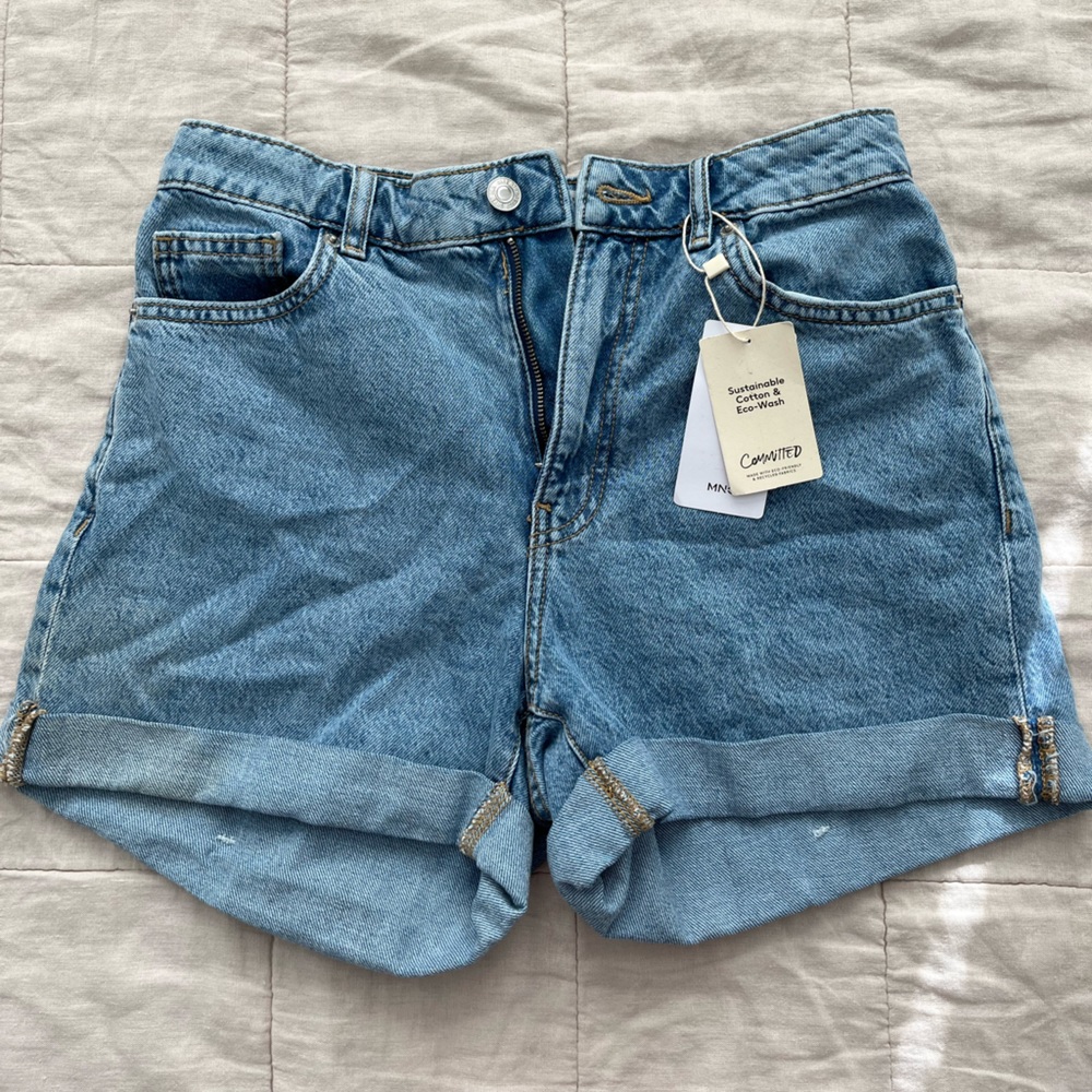 Mango Denim Shorts NWT Size 36 (US 4)
